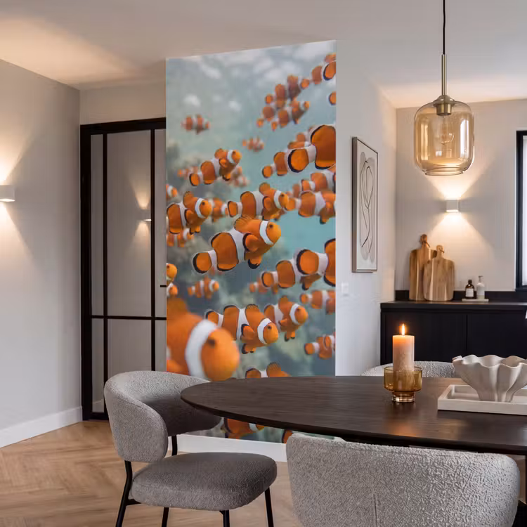 Behang - Vis - School - Onderwater - Dieren - Oranje — 5
