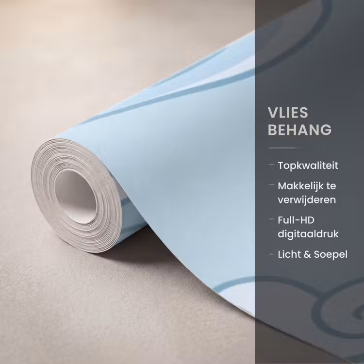Behang - Zee - Golven - Japans - Natuur - Blauw — 3