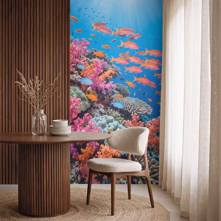 Behang - Onderwater - Koraalrif - Vissen - Oceaan - Natuur — 4