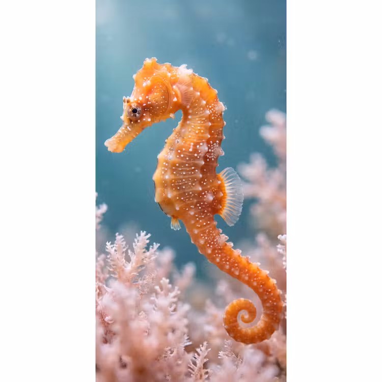 Behang - Vis - Koraal - Oceaan - Macro - Oranje — 2