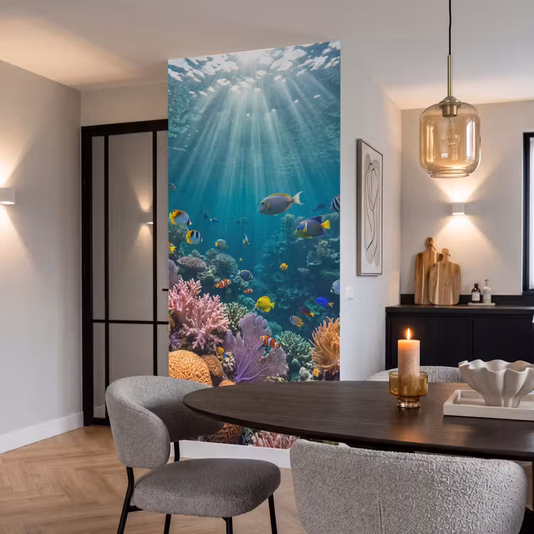Behang - Vis - Koraal - Oceaan - Natuur - Kleurrijk — 5