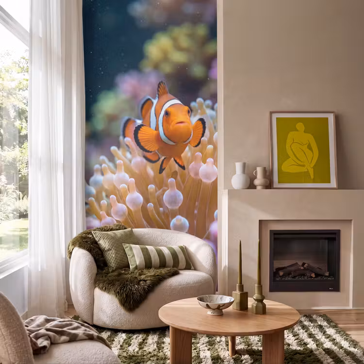 Behang - Vis - Koraal - Onderwater - Oranje - Dieren — 1