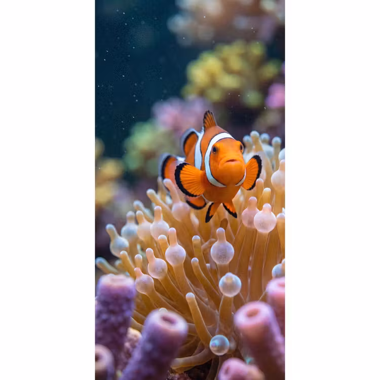 Behang - Vis - Koraal - Onderwater - Oranje - Dieren — 2
