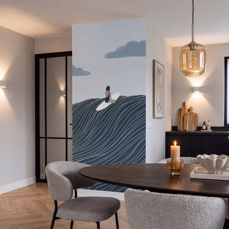 Behang - Persoon - Surfen - Oceaan - Natuur - Modern — 5