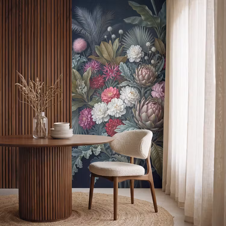 Behang - Planten - Tropisch - Botanisch - Donker - Groen — 4