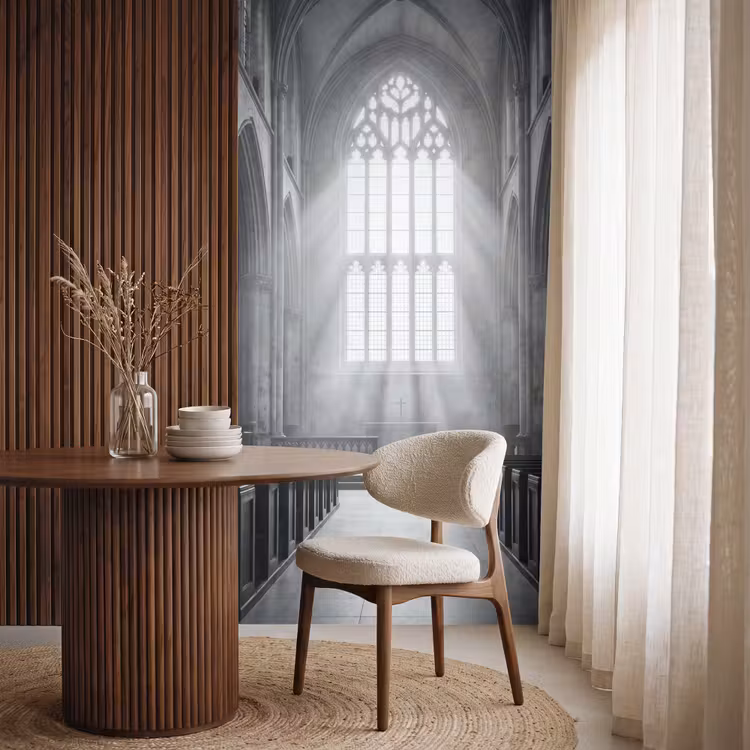 Behang - Kerk - Interieur - Lichtstralen - Architectuur - Klassiek — 4
