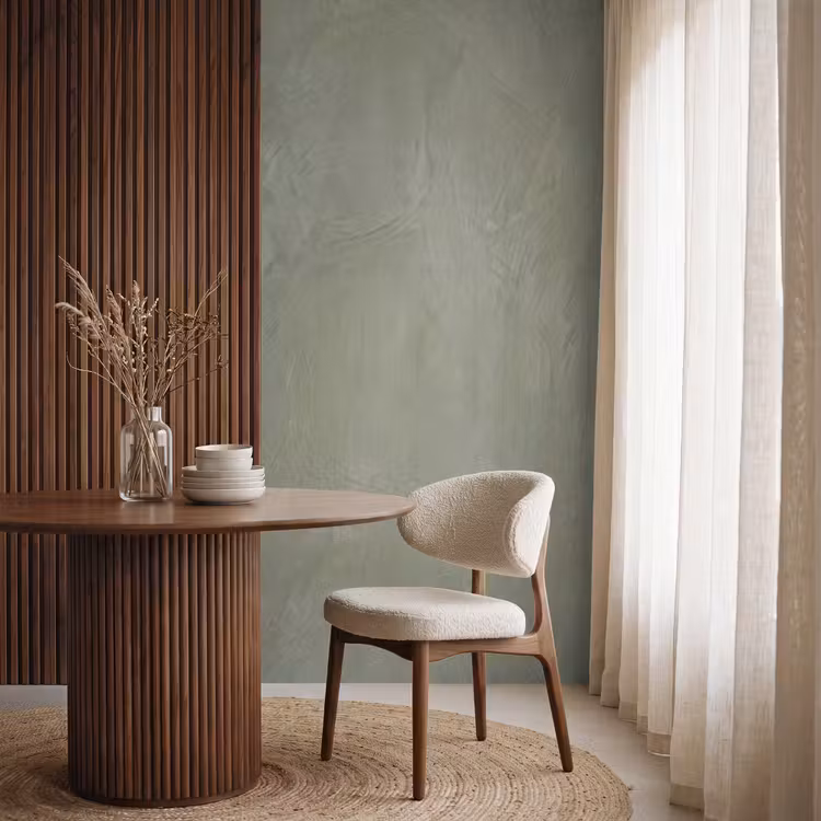 Behang - Textuur - Betonlook - Achtergrond - Modern - Groen — 4