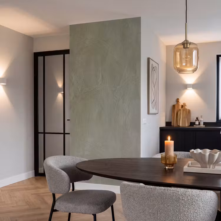 Behang - Textuur - Betonlook - Achtergrond - Modern - Groen — 5