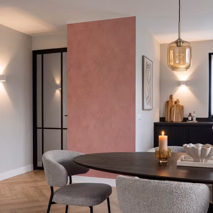 Behang - Textuur - Roodbruin - Grof - Modern — 5