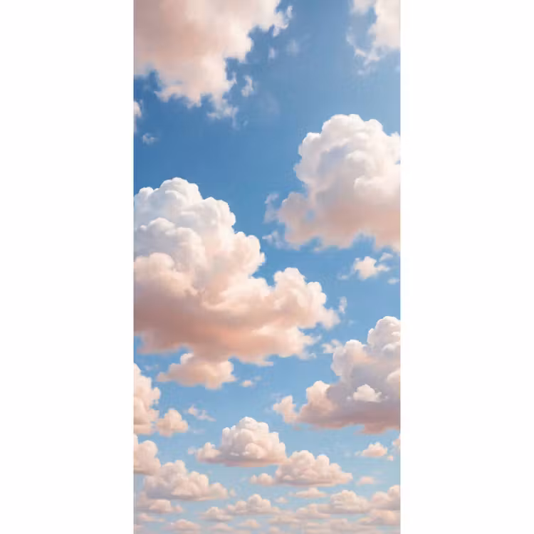 Behang - Wolken - Hemel - Natuur - Licht - Blauw — 2