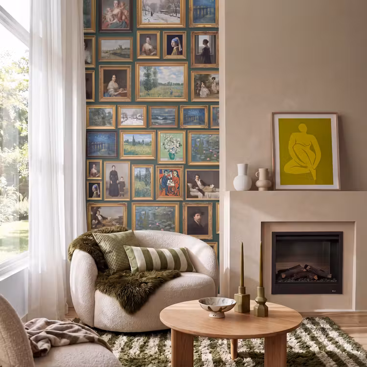Behang - Kunst - Schilderijen - Collectie - Klassiek - Groen — 1