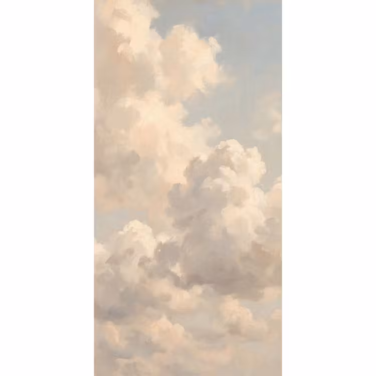 Behang - Wolken - Zacht - Natuur - Klassiek - Beige — 2