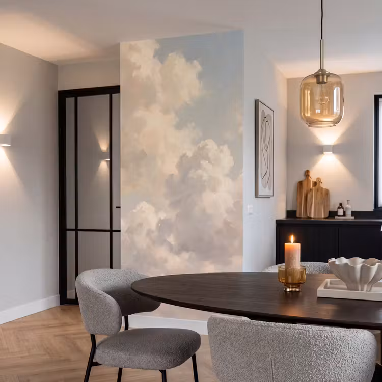 Behang - Wolken - Zacht - Natuur - Klassiek - Beige — 5