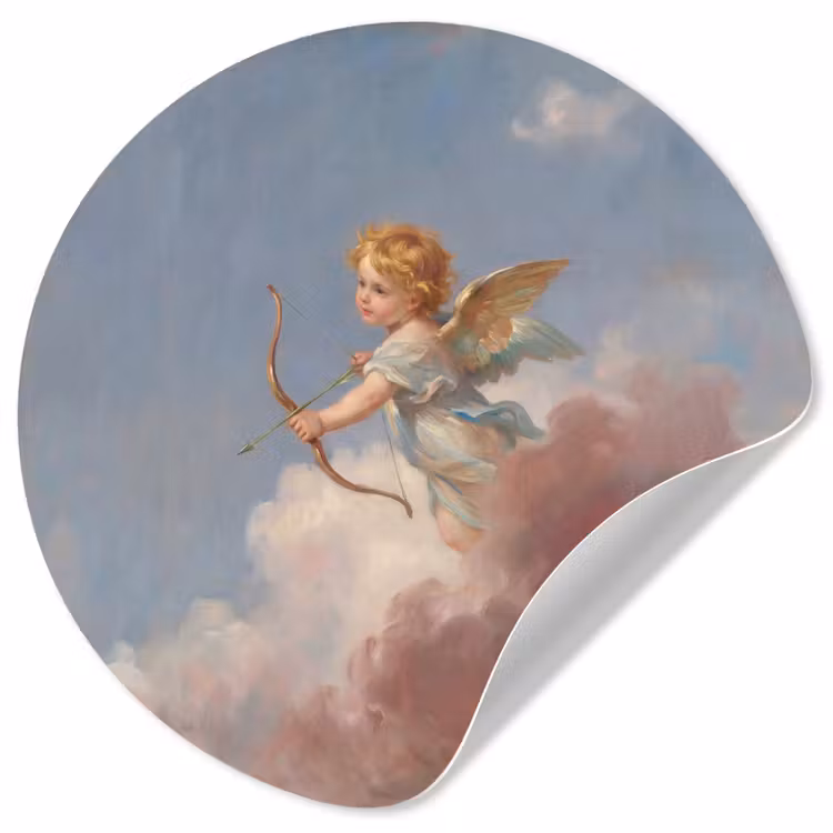Behangcirkel - Engel - Pijl en boog - Mythologie - Klassiek — 1
