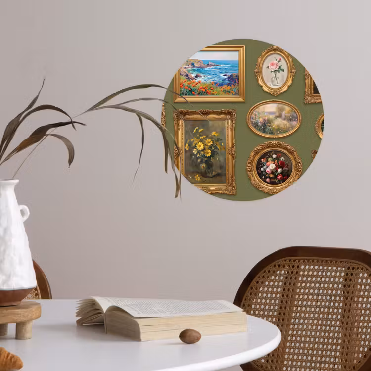 Behangcirkel - Hert - Bos - Natuur - Klassiek - Dieren — 4