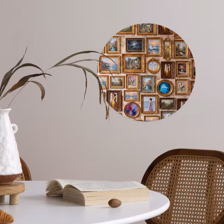 Behangcirkel - Interieur - Kunst - Collectie - Klassiek - Goud — 4
