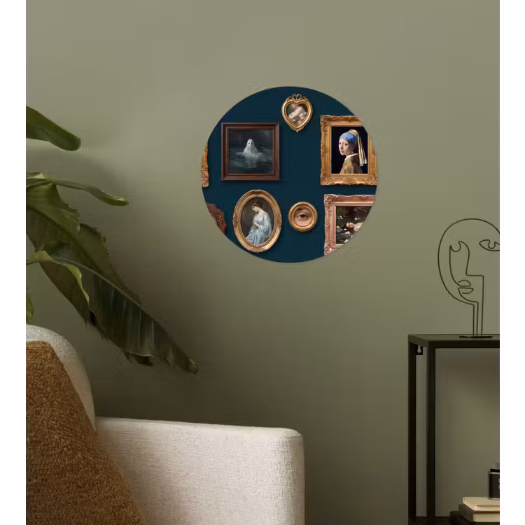 Behangcirkel - Kunst - Schilderijen - Decoratie - Klassiek - Groen — 3