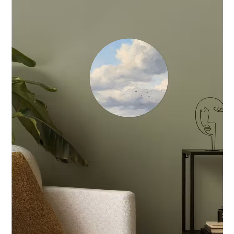 Behangcirkel - Lucht - Wolken - Natuur - Klassiek - Blauw — 3