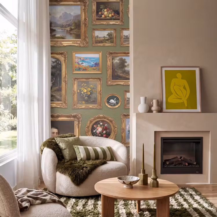 Behang - Hert - Bos - Natuur - Klassiek - Dieren — 1
