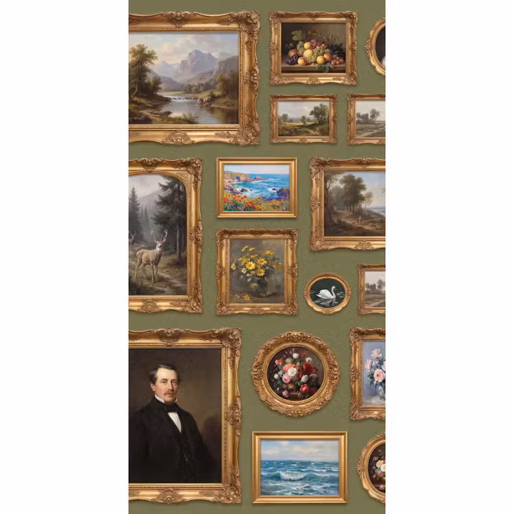Behang - Hert - Bos - Natuur - Klassiek - Dieren — 2