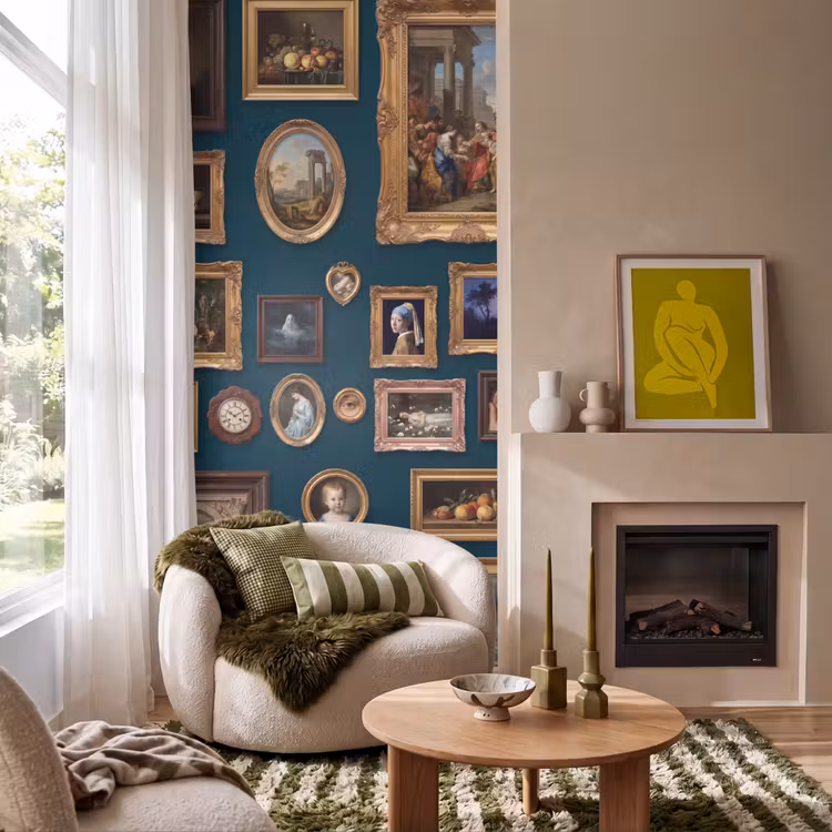 Behang - Kunst - Schilderijen - Decoratie - Klassiek - Groen — 1