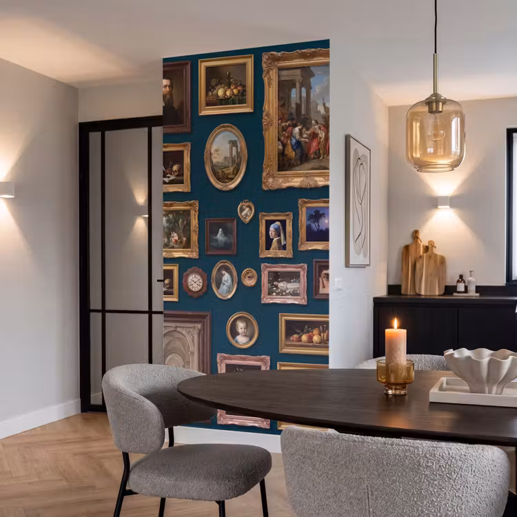Behang - Kunst - Schilderijen - Decoratie - Klassiek - Groen — 5