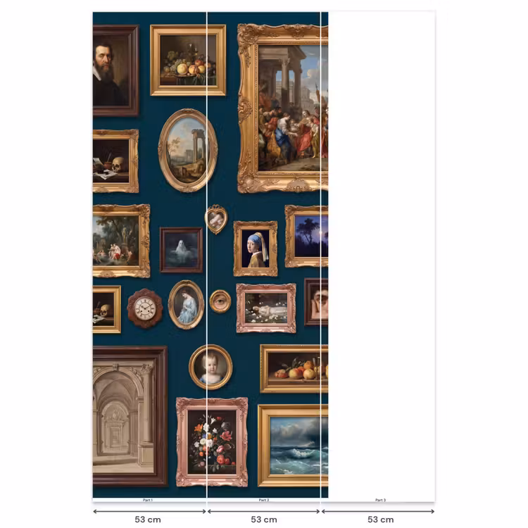 Behang - Kunst - Schilderijen - Decoratie - Klassiek - Groen — 6