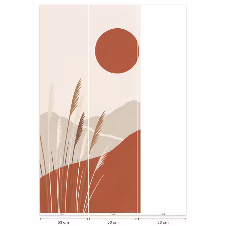 Behang - Gras - Landschap - Natuur - Abstract - Beige — 6
