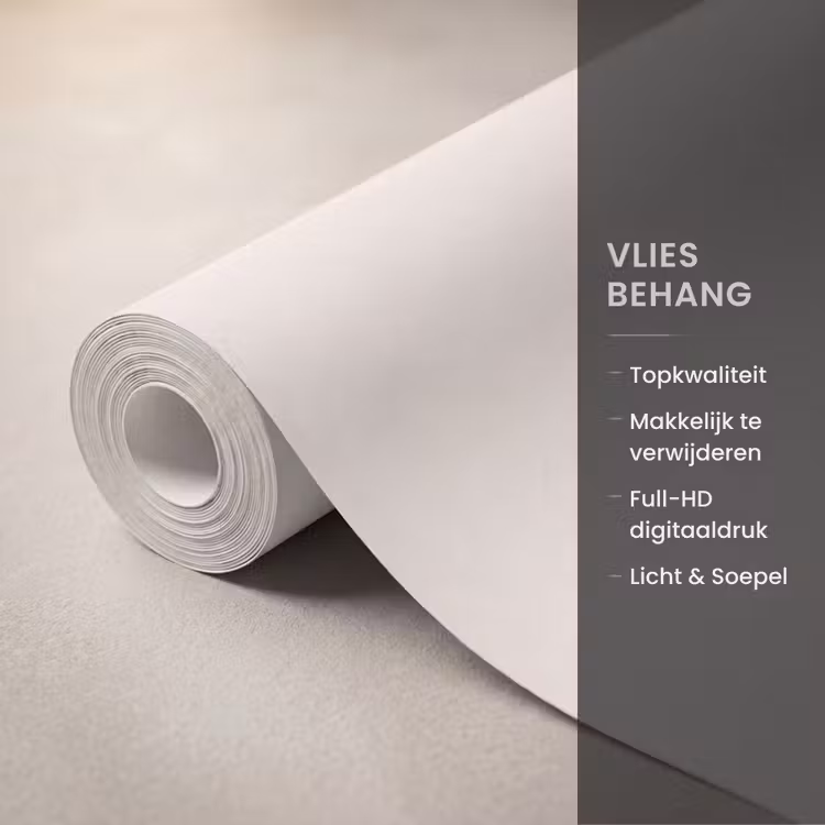 Behang - Plant - Tak - Abstract - Modern - Wit — 3