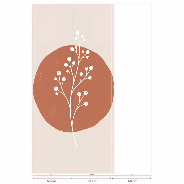 Behang - Plant - Tak - Abstract - Modern - Wit — 6