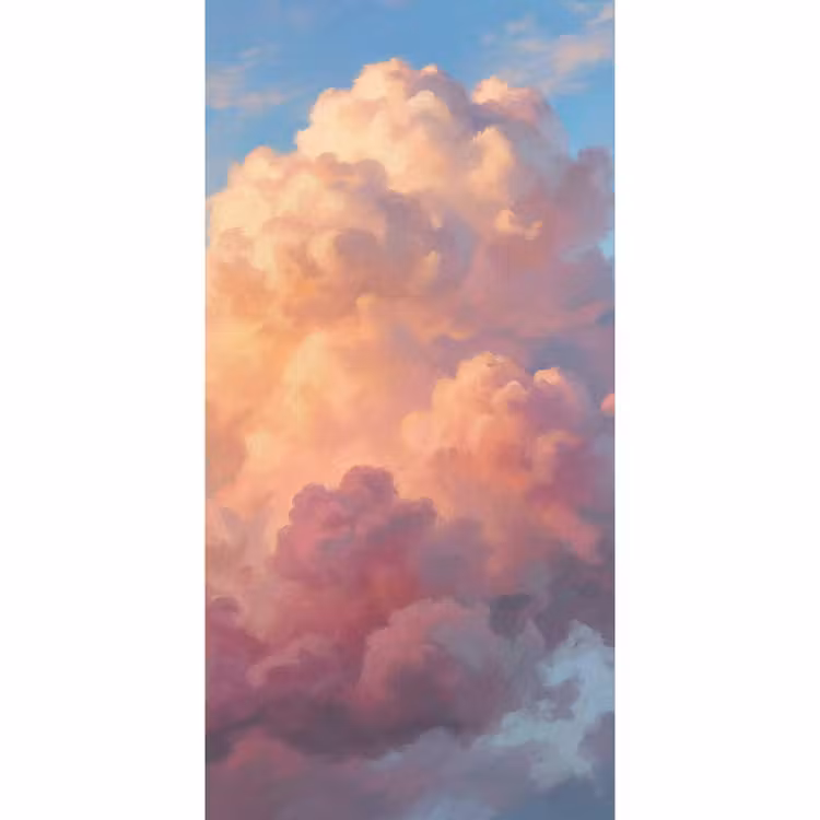 Behang - Wolken - Lucht - Natuur - Abstract - Kleurrijk — 2