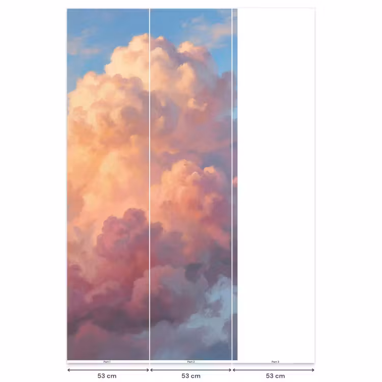 Behang - Wolken - Lucht - Natuur - Abstract - Kleurrijk — 6