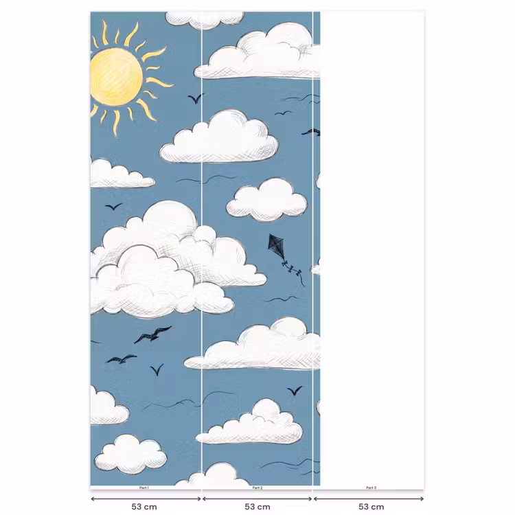 Behang - Lucht - Zon - Wolken - Natuur - Blauw — 6