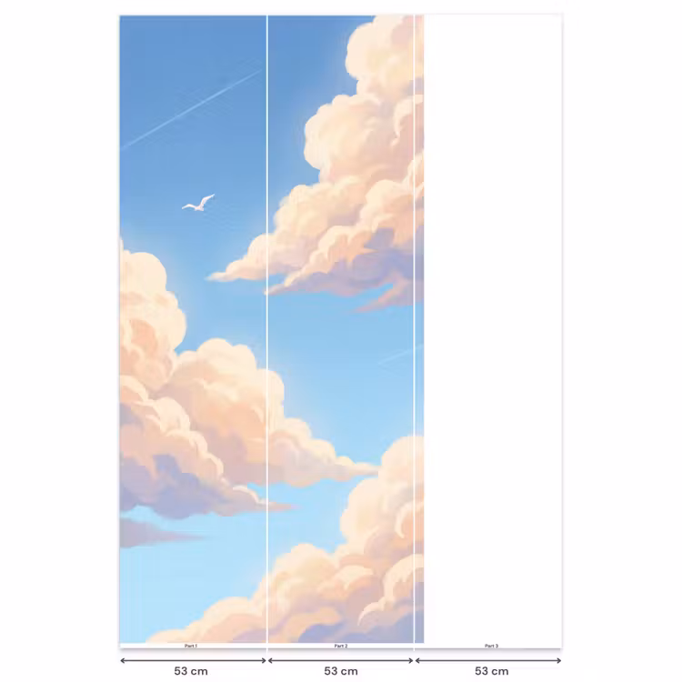 Behang - Wolken - Lucht - Natuur - Blauw — 6