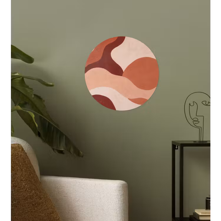 Behangcirkel - Abstract - Vormen - Organisch - Aardetinten - Modern — 3