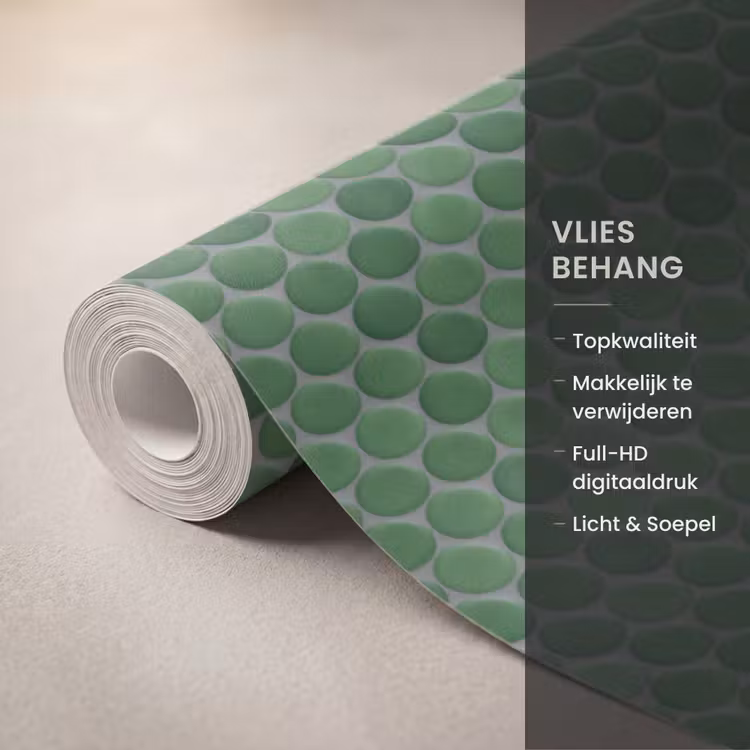 Behang - Penny - Mozaïek - Bosgroen - Green — 3
