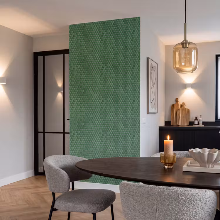 Behang - Penny - Mozaïek - Bosgroen - Green — 5