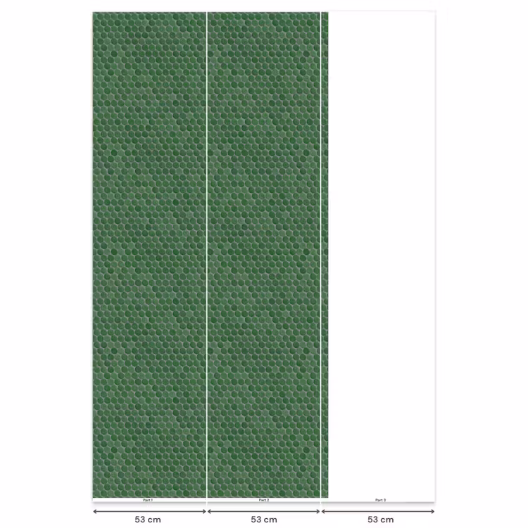 Behang - Penny - Mozaïek - Bosgroen - Green — 6