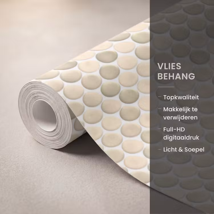 Behang - Penny - Mozaïek - Zand — 3