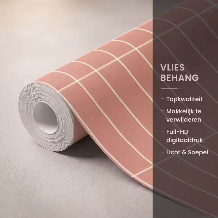 Behang - Patroon - Tegels - Terracotta — 3
