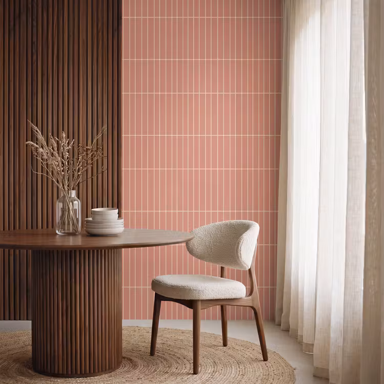 Behang - Patroon - Tegels - Terracotta — 4