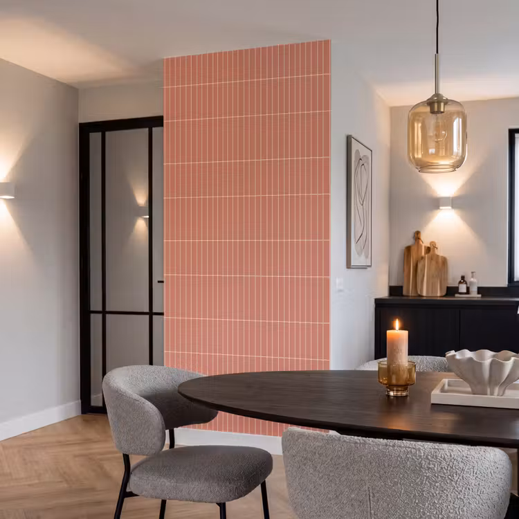 Behang - Patroon - Tegels - Terracotta — 5
