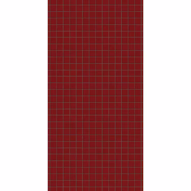 Behang - Patroon - Tegels - Burgundy — 2