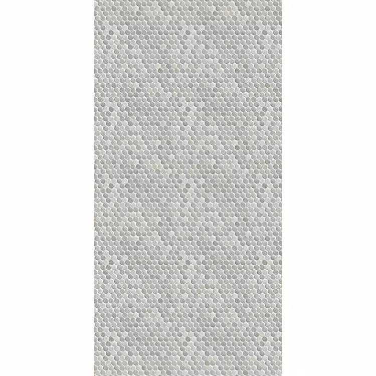 Behang - Penny - Mozaïek - Lichtgrijs — 2