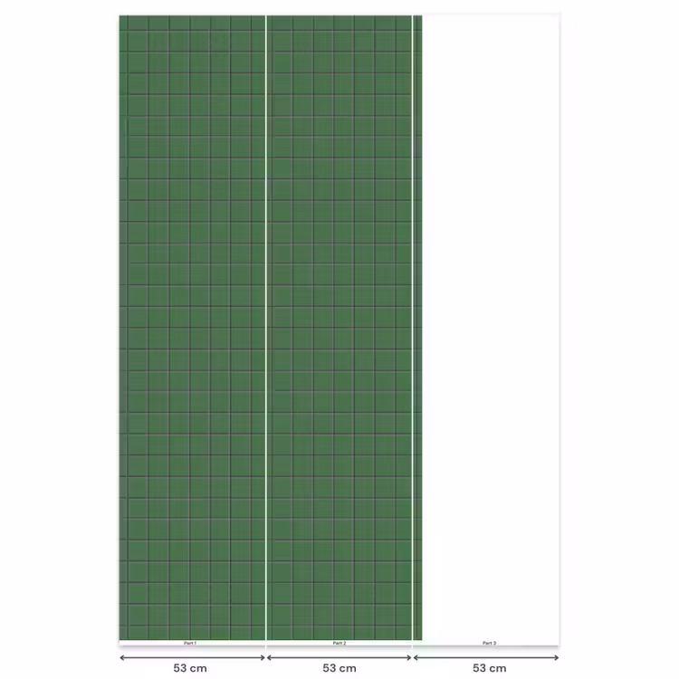 Behang - Patroon - Tegels - Groen — 6