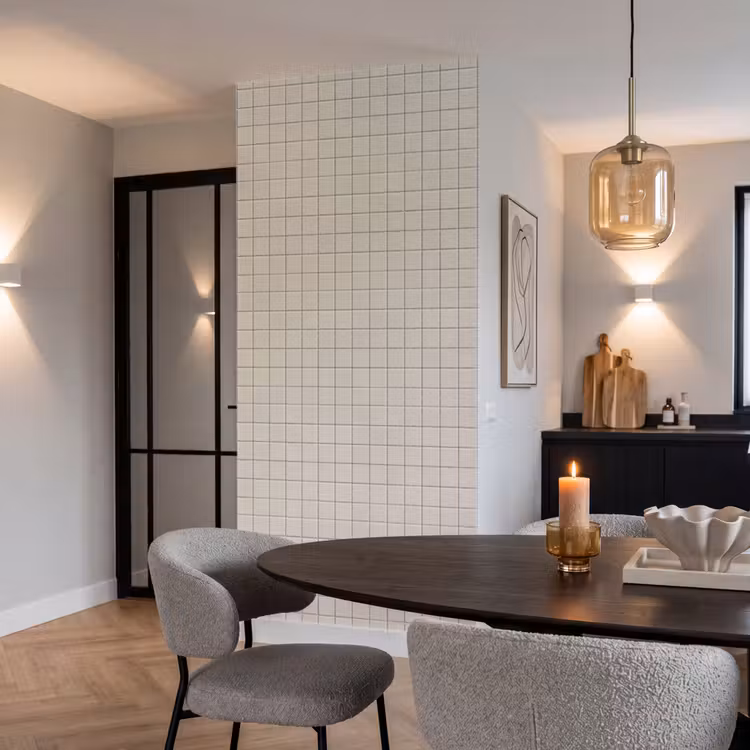 Behang - Patroon - Tegels - Taupe — 5
