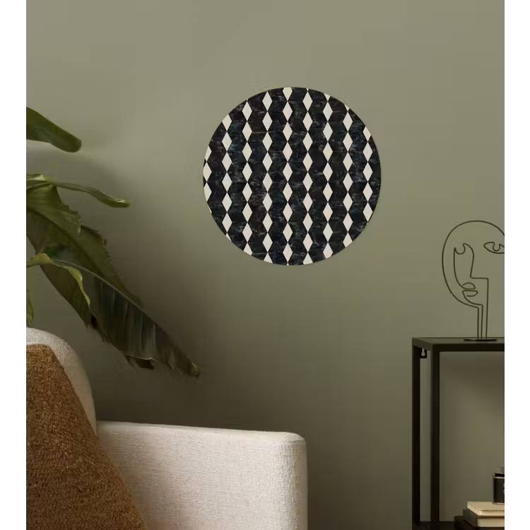 Behangcirkel - Geometrisch - Patroon - Marmer - Groen — 3