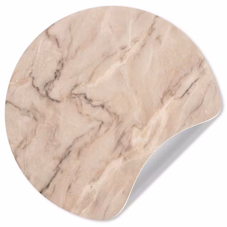 Behangcirkel - Marmer - Patroon - Abstract - Modern - Beige — 1