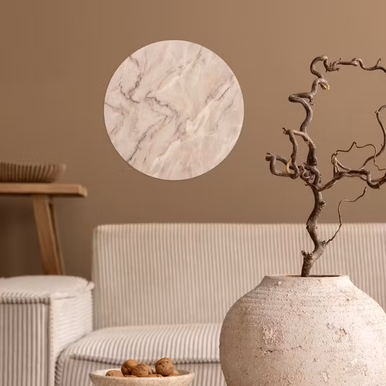 Behangcirkel - Marmer - Patroon - Abstract - Modern - Beige — 2