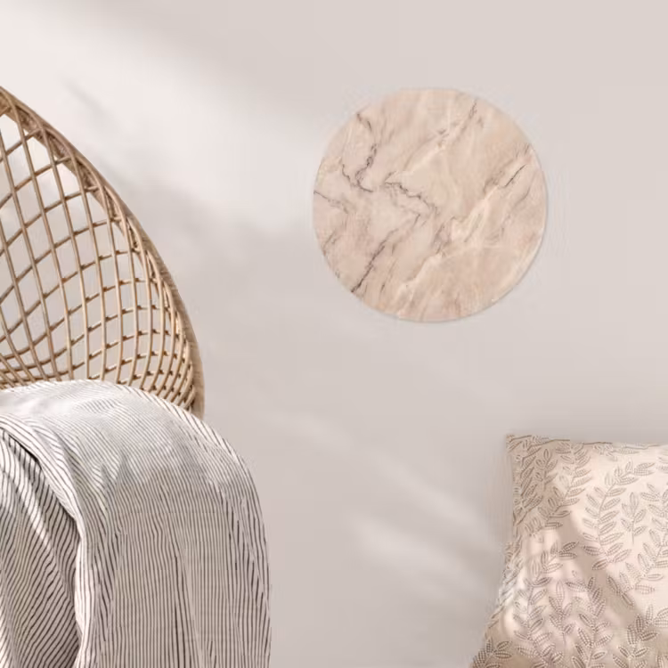 Behangcirkel - Marmer - Patroon - Abstract - Modern - Beige — 5